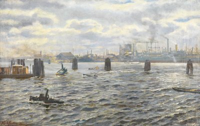 Port de Hambourg - Karl Josef Müller